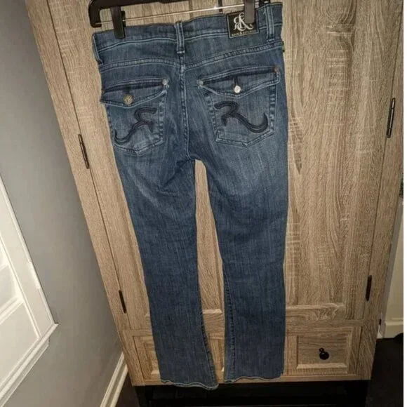 *3 FOR $9* Rock & Republic Kasandra Bootcut leg Boot Cut Fit Stretch Jeans Pants - Picture 2 of 3